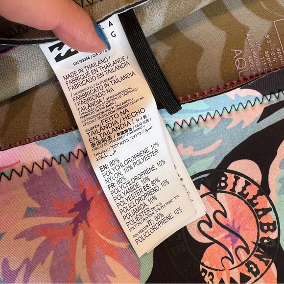 NWT BILLABONG Women's 2/2 Salty Dayz Spring Suit Size‎ X-Small US 2 - Picture 6 of 10